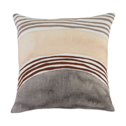 18" x 18" Earthy Striped Pillow - Mix Home Mercantile