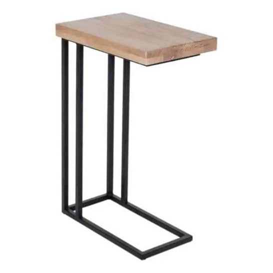 Oak & Metal Drink Table